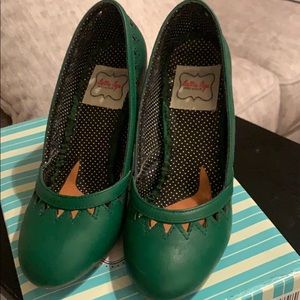 Bettie Page Green Marjorie style size 6